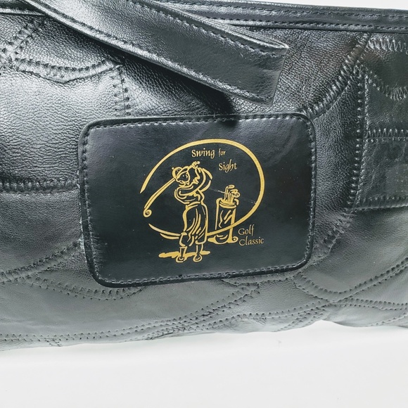 4/$15 Golf Classic Leather Wristlet Black - Picture 3 of 6